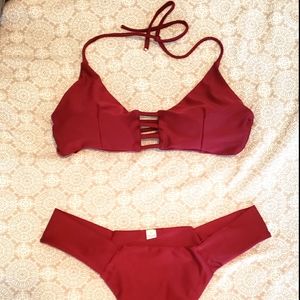 Burgundy Bikini (Donated)